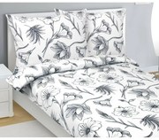 Bellatex Flanelové obliečky Ibištek, 140 x 200 cm, 70 x 90 cm