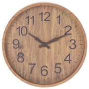 Nástenné hodiny Wood, hnedá