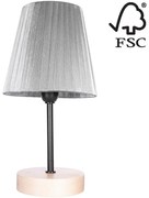 Spot-Light 7771960 - Stolná lampa MILA 1xE14/25W/230V breza – FSC certifikované SP1151