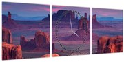 Obraz - Hunts Mesa (s hodinami) (90x30 cm)