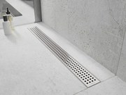 Mexen Flat nerezový sprchový žľab 80 cm vzor M08, 1025080-15