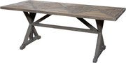 Francúzsky jedálenský stôl z recyklovaného dreva Marseille - 200*90*77 cm