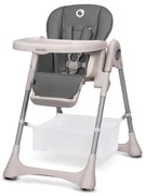 Lionelo - Detská jedálenská stolička ZANNA šedá