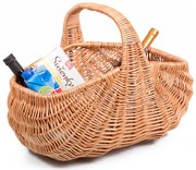 Nákupný kôš prútený Senhora VI.š. 50 x hl. 33 x v. 26/40(cm)