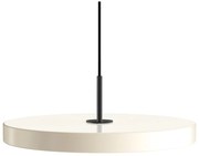 Krémovobiele LED závesné svietidlo so stmievačom s kovovým tienidlom ø 43 cm Asteria Plus Medium – UMAGE