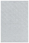 Šnúrkový koberec Bahama ornament krémový / sivý