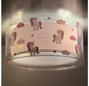 Dalber 41596 - Detské stropné svietidlo UNICORNS 2xE27/60W/230V PI518