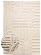 Koberec Arc 3D krémový