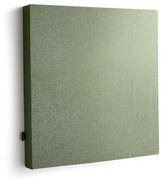 Akustický panel POLY, štvorec, 600x600x56 mm, nástenný, zelená