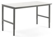 Dielenský stôl CARGO, 1600x750 mm, biela / šedá