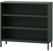 Kovový regál nízky Luca Modern Bottle Green