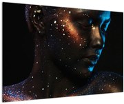 Trblietavý obraz ženy (90x60 cm)