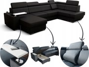 Rozkladací Rohový Stojan 340X200 Usb, Polička, Opierka Hlavy, Skladová Ponuka, Silva