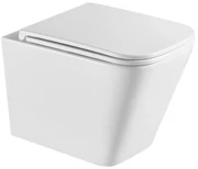 Invena Florina, závesná WC misa so Swirlflush 495x365x370 mm + toaletné sedadlo s pomalým zatváraním, biela, INV-CE-94-001-L