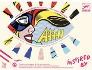 Djeco Kreatívna sada Inspired By Roy Lichtenstein Akčné hrdinky