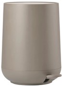 Svetlohnedý pedálový plastový odpadkový kôš 5 l Nova – Zone