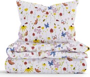 Bavlnené obliečky Renforcé – Motýliky 140 × 200 cm, 70 x 90 cm
