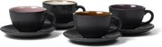 Čierne keramické šálky v súprave 4 ks 240 ml Gastro Black/Mix – Bitz
