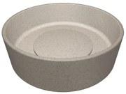 Laveo Perl, granitové umývadlo na dosku 360x360x115 mm, béžová, LAV-VGP1410T