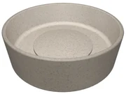 Laveo Perl, granitové umývadlo na dosku 360x360x115 mm, béžová, LAV-VGP1410T