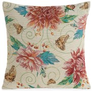 DEKORAČNÁ OBLIEČKA NA VANKÚŠ GOBELIN12 45X45 CM KVETY