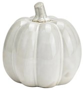 Porcelánová dekorácia tekvica PUMPKIN WHITE 9x9 cm biela
