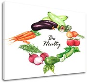 Obraz na stenu s textom Be healthy | rôzne rozmery