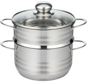 Elo 22724 Základný nerezový parný hrniec Brillant24 cm, 2,9/5,6 l, 24 cm