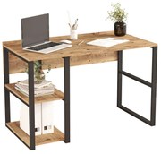 PC stolík Mele 8 (borovica atlantická + čierna). Akcia -16%. Vlastná spoľahlivá doprava až k Vám domov. 1106633