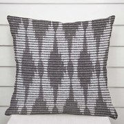 Biante Dekoračná obliečka na vankúš Leona LN-047 Svetlo sivé obrazce a pásiky 30 x 50 cm