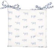 Bavlnený podsedák s výplňou Life with cows - 40 * 40 cm