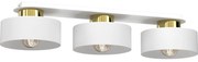 Stropné svietidlo MARTI 3xE27/15W/230V biela/zlatá