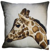Zamatový vankúš so žirafou - 45 * 45 * 10cm