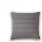 Obliečka na vankúš z mikrovlákna JASMINE 45x45 cm, svetlo sivá