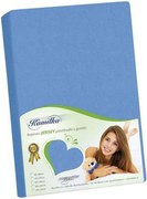 Bellatex Jersey prestieradlo Kamilka modrá, 90 x 200 cm