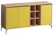 Komoda KAJA 140 cm žltá