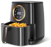 Aigostar - Teplovzdušná fritéza 1400W/230V 4,2l čierna