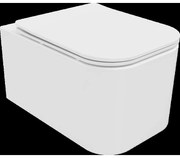 Mexen Elis WC misa Rimless s pomaly padajúcim sedátkom, duroplast, biela - 30910600