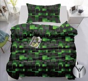 Bavlnené obliečky GRAPHIO zelené Rozmer obliečky: 70 x 90 cm | 140 x 200 cm