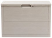 Svetlosivý plastový záhradný úložný box Woodys – Toomax