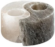 Rabalux 76034 soľný svietnik Soluna, čiernobiela