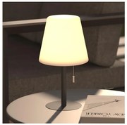 Atmosphera - LED RGB Nabíjacia vonkajšia stolná lampa ZACK LED/3,7V IP44 čierna