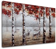 Obraz na plátne PRECHÁDZKA LESOM | rôzne rozmery