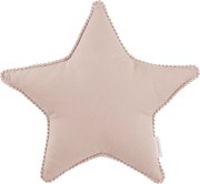Boho vankúš hviezda s bublinkami púdrovo ružová 50 cm