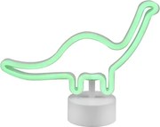 Stolová LED lampa Brontosaurus, biela%