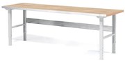 Profi dielenský stôl SOLID, nosnosť 750 kg, 2000x800 mm, dub