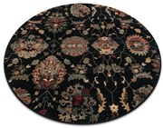 Koberec SUPERIOR LATICA tmavomodrý kruh