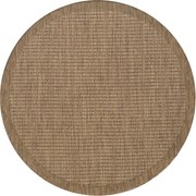 Ayyildiz, Kusový koberec Giza 1410 Brown kruh, 160x160 (priemer) kruh, hnedá, chodba / predsieň