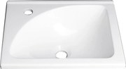 Aqualine Aqualine, Umývadlo 40x32cm, liaty mramor, biela, LM408