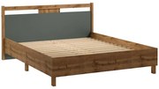Posteľ Indygo L160 dub wotan-green